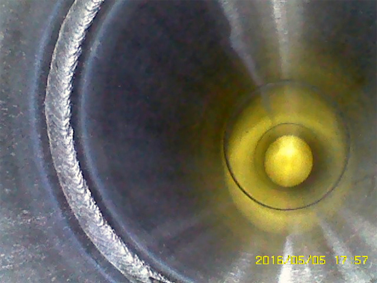 亞泰光電HIE系列工業(yè)內窺鏡國內某知名制藥設備現(xiàn)場檢測效果三