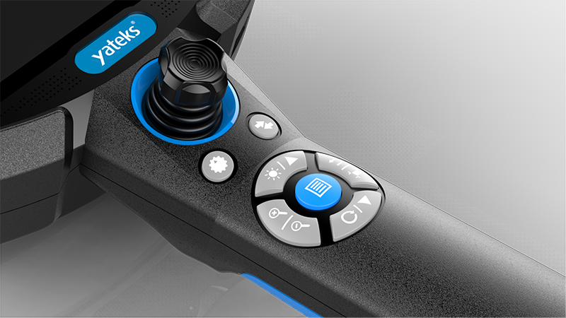 HIE系列高清視頻內(nèi)窺鏡采用手動(dòng)+電動(dòng)驅(qū)動(dòng)方式，探頭可實(shí)現(xiàn)360度旋轉(zhuǎn)，可全方位觀測(cè)被檢測(cè)物